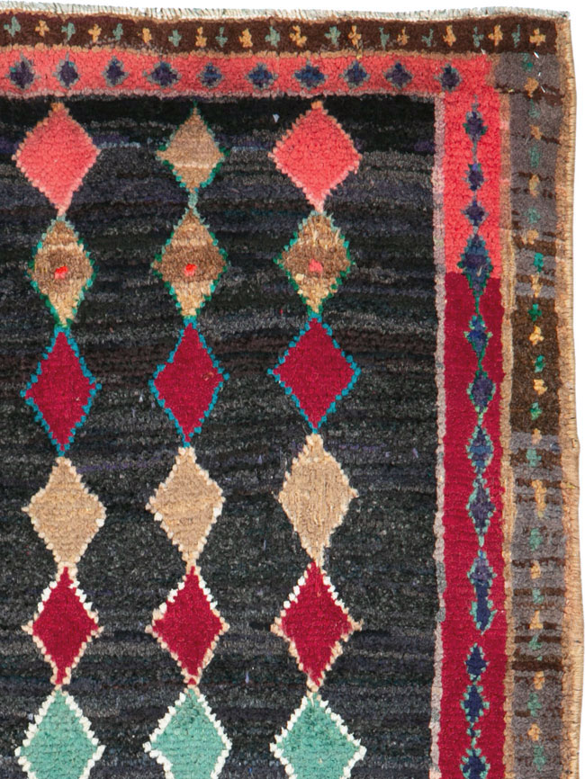 Vintage Persian Mahal Rug, No.26237 - Gsblank