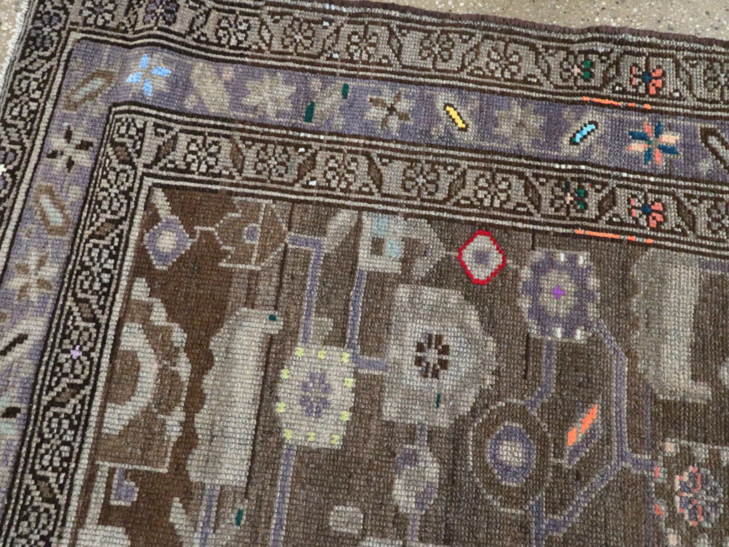 Vintage Persian Malayer Rug, No.26243 - Gsblank