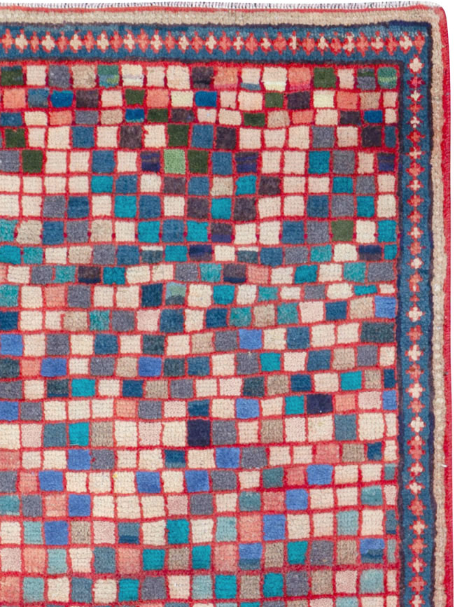 Vintage Persian Mahal Rug, No.26246 - Gsblank