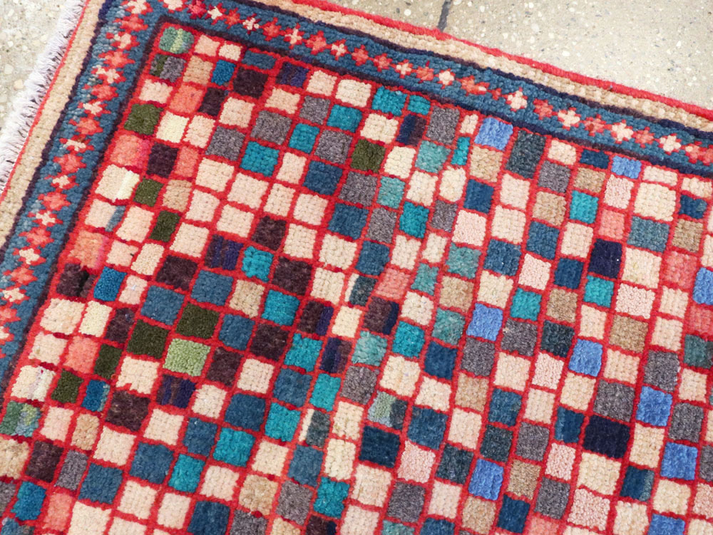 Vintage Persian Mahal Rug, No.26246 - Gsblank