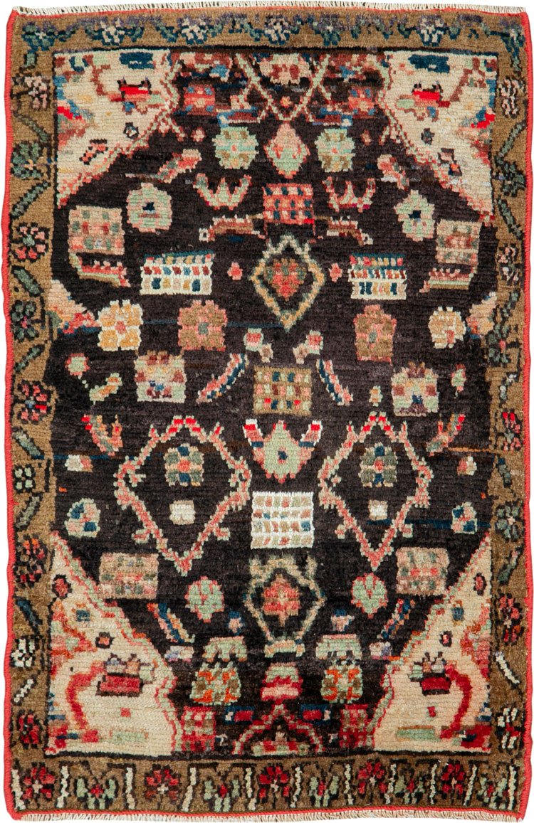 Vintage Persian Hamadan Rug, No.26253 - Gsblank
