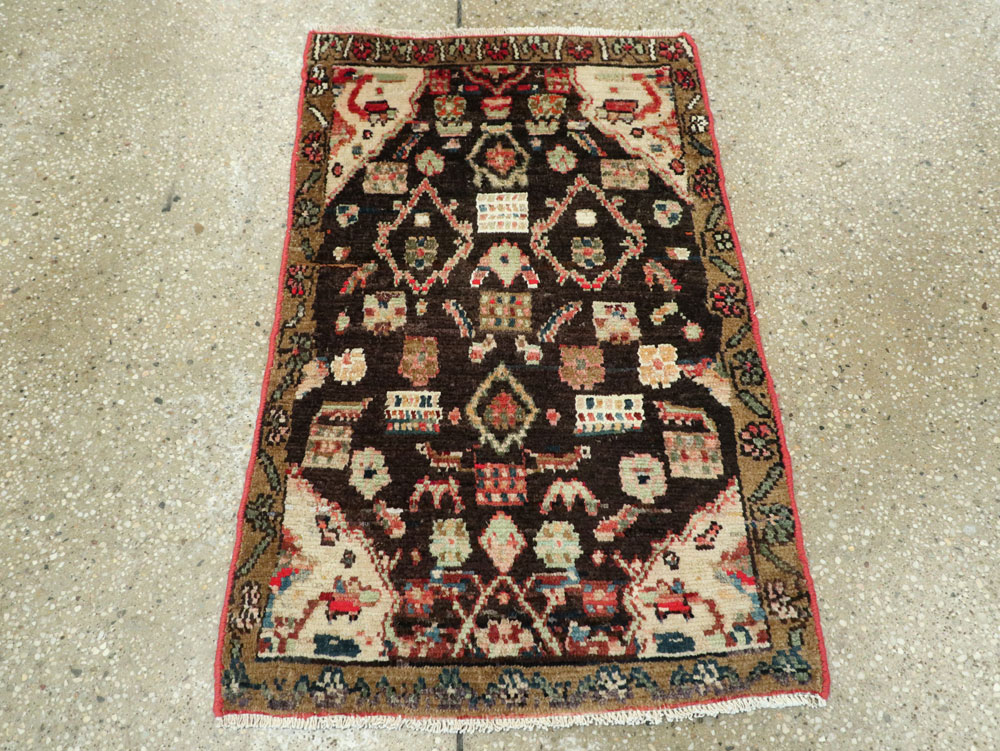 Vintage Persian Hamadan Rug, No.26253 - Gsblank