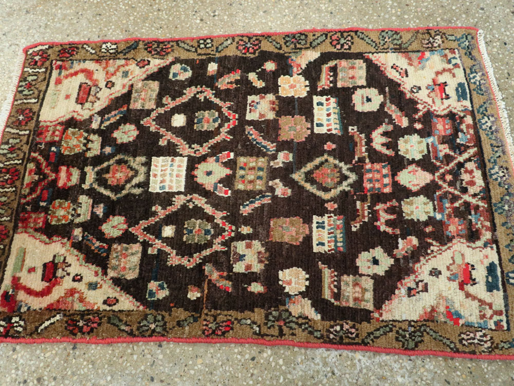 Vintage Persian Hamadan Rug, No.26253 - Gsblank