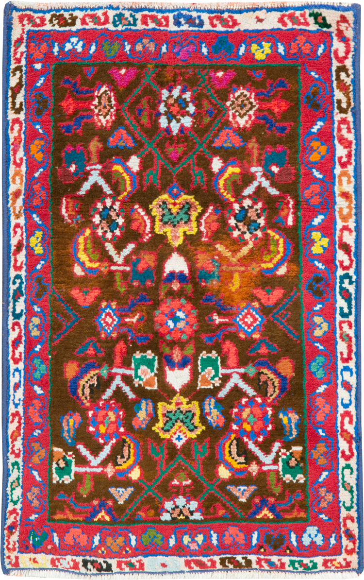 Vintage Persian Hamadan Rug, No.26254 - Gsblank