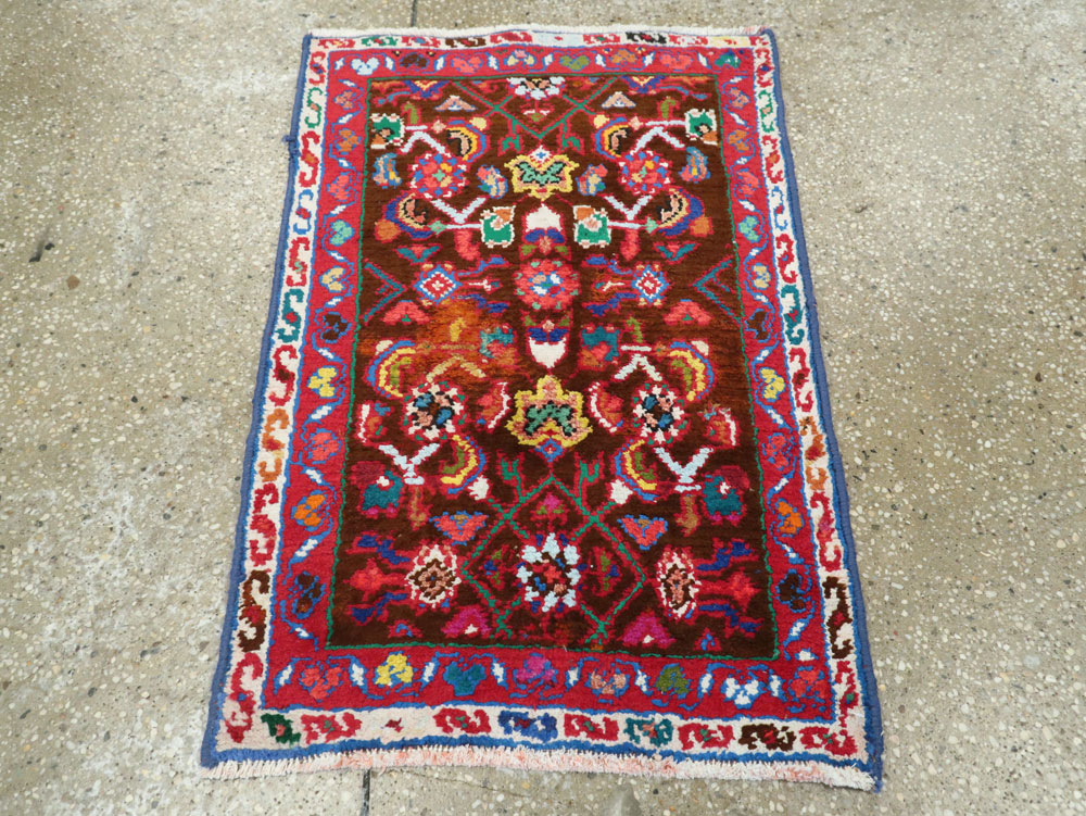 Vintage Persian Hamadan Rug, No.26254 - Gsblank