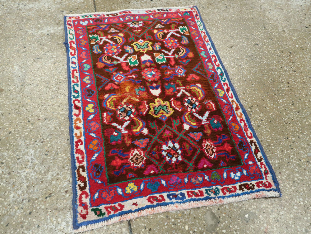 Vintage Persian Hamadan Rug, No.26254 - Gsblank