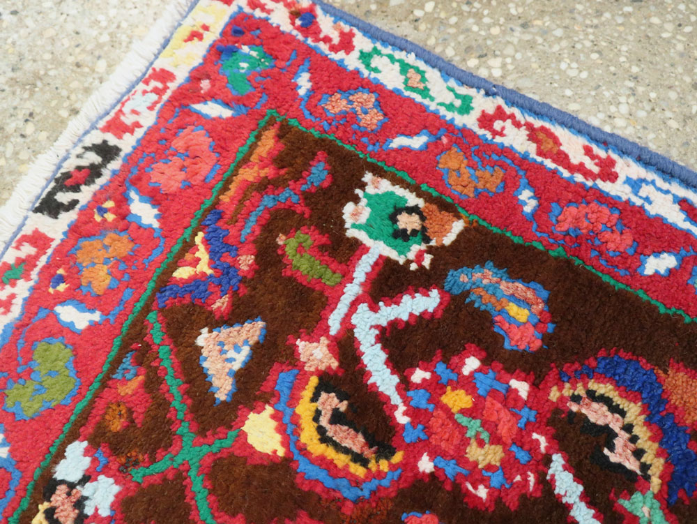 Vintage Persian Hamadan Rug, No.26254 - Gsblank