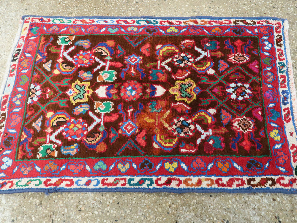 Vintage Persian Hamadan Rug, No.26254 - Gsblank
