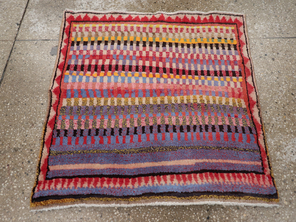 Vintage Persian Mahal Rug, No.26256 - Gsblank