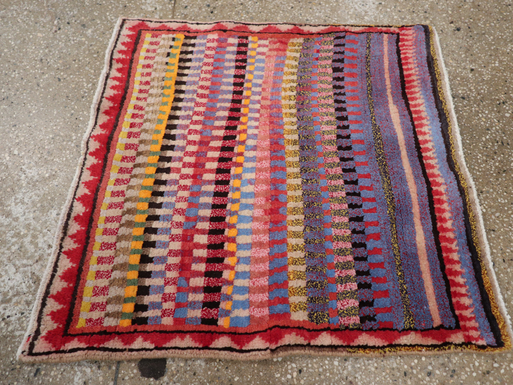 Vintage Persian Mahal Rug, No.26256 - Gsblank