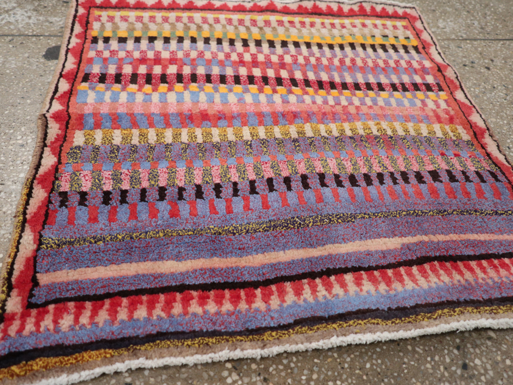 Vintage Persian Mahal Rug, No.26256 - Gsblank