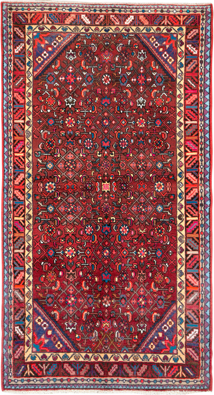 Vintage Persian Hamadan Rug, No.26259 - Gsblank