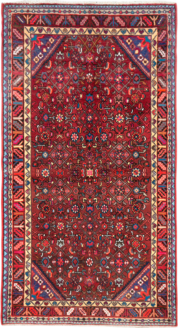 Vintage Persian Hamadan Rug, No.26259 - Gsblank