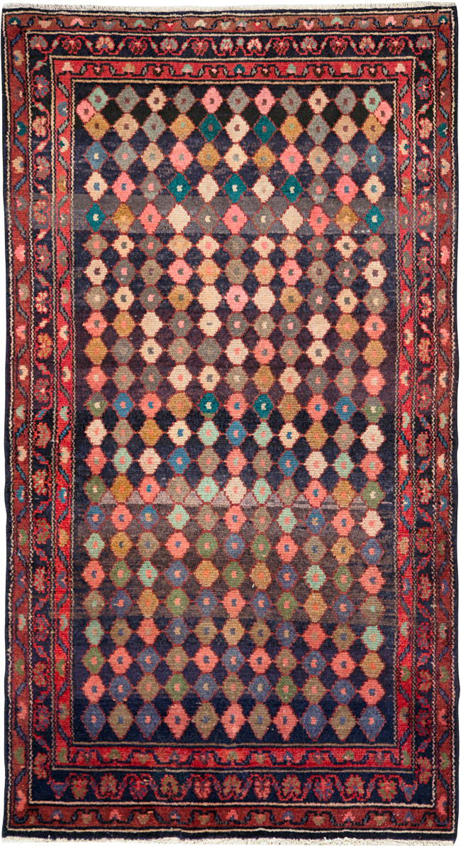 Vintage Persian Hamadan Rug, No.26261 - Gsblank