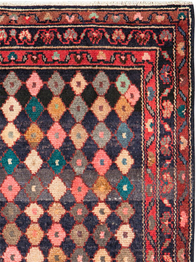 Vintage Persian Hamadan Rug, No.26261 - Gsblank