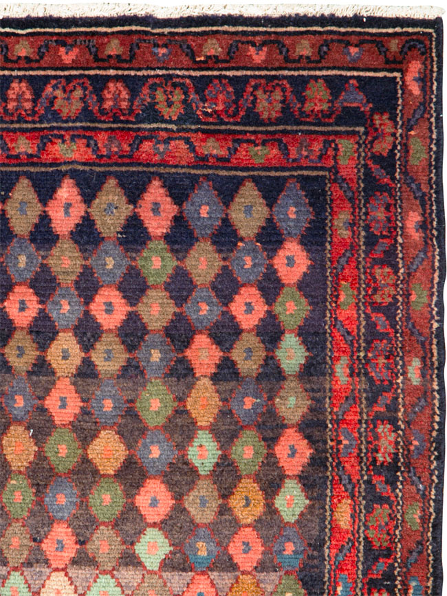 Vintage Persian Hamadan Rug, No.26261 - Gsblank