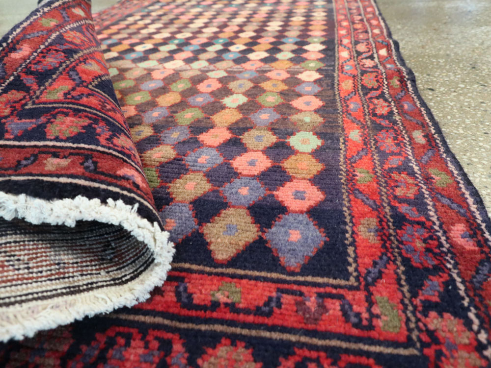 Vintage Persian Hamadan Rug, No.26261 - Gsblank