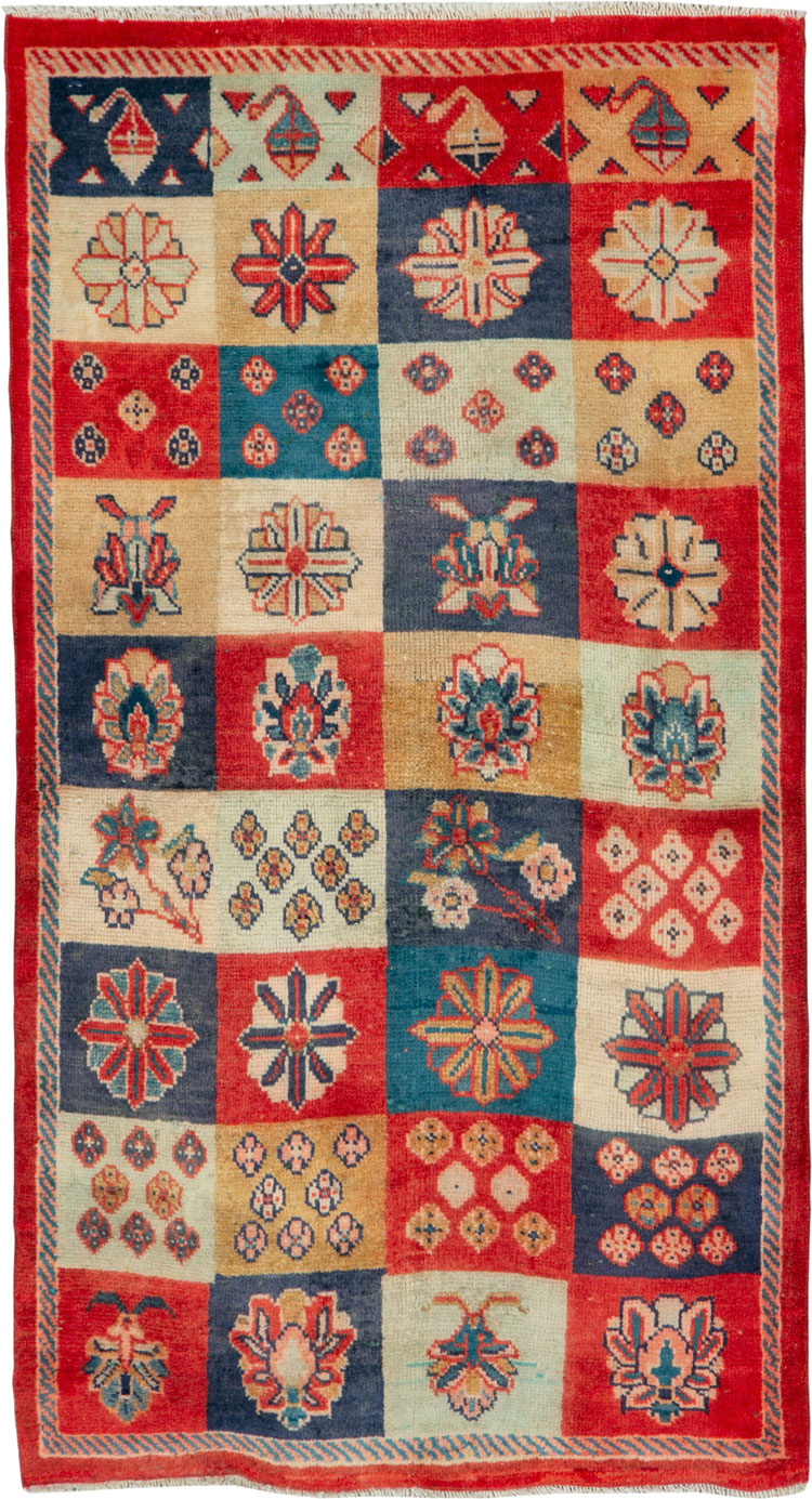 Vintage Persian Mahal Rug, No.26262 - Gsblank