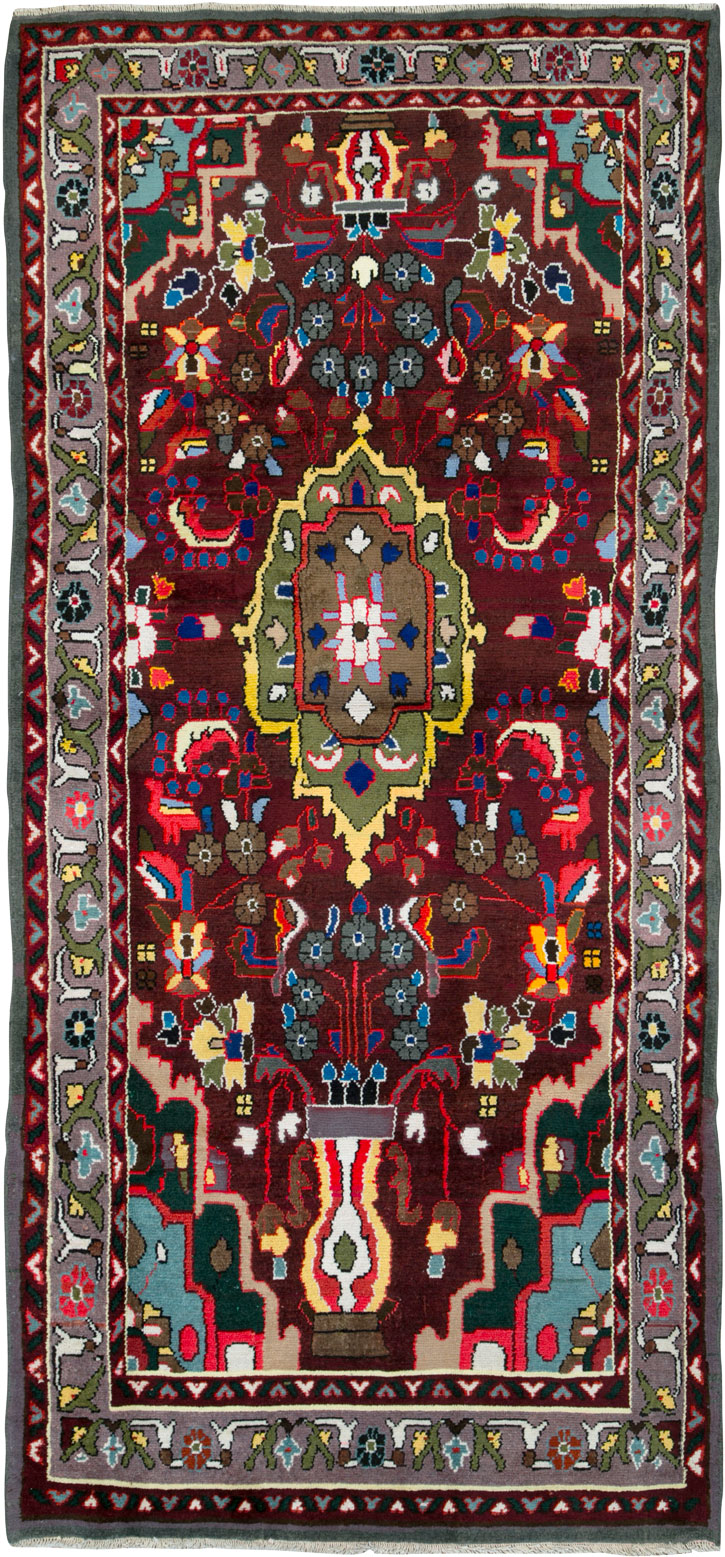 Vintage Persian Hamadan Rug, No.26263 - Gsblank