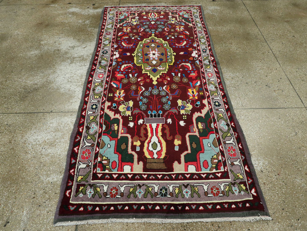 Vintage Persian Hamadan Rug, No.26263 - Gsblank