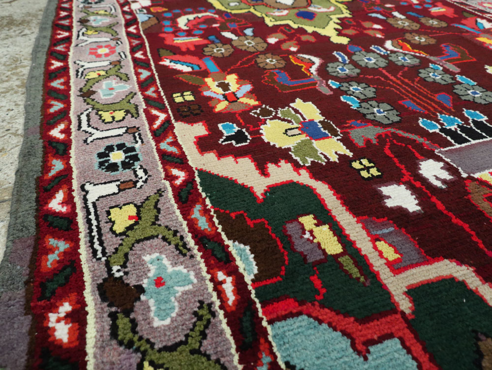 Vintage Persian Hamadan Rug, No.26263 - Gsblank