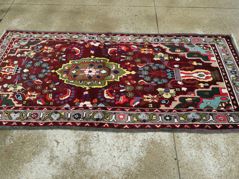 Vintage Persian Hamadan Rug, No.26263 - Gsblank