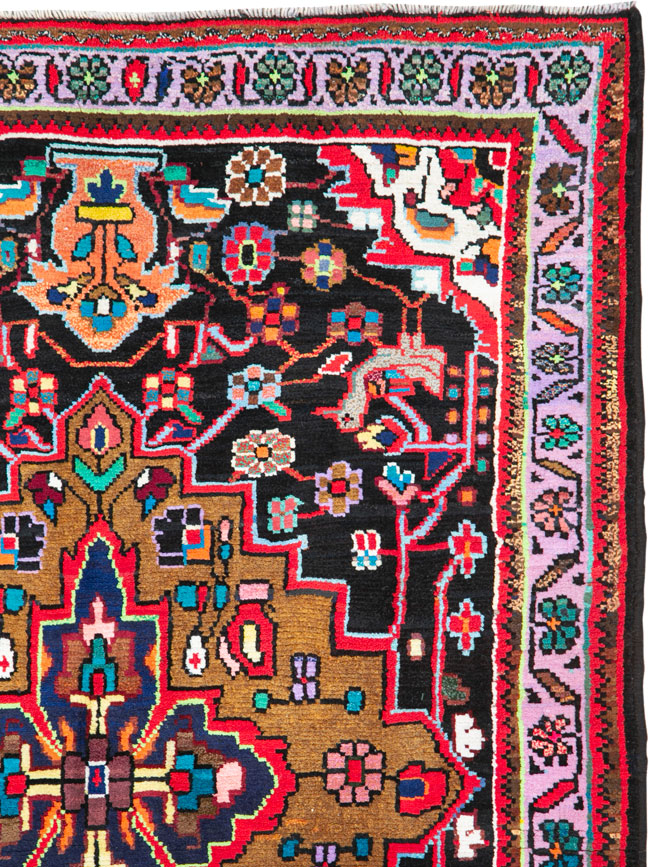 Vintage Persian Hamadan Rug, No.26265 - Gsblank