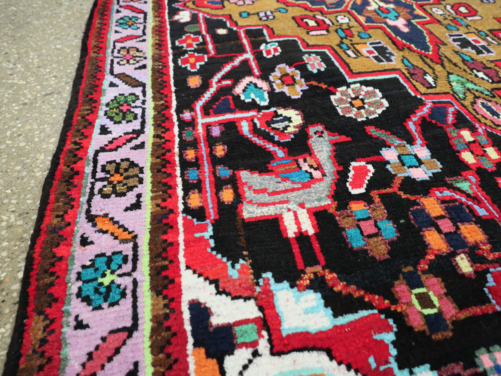 Vintage Persian Hamadan Rug, No.26265 - Gsblank
