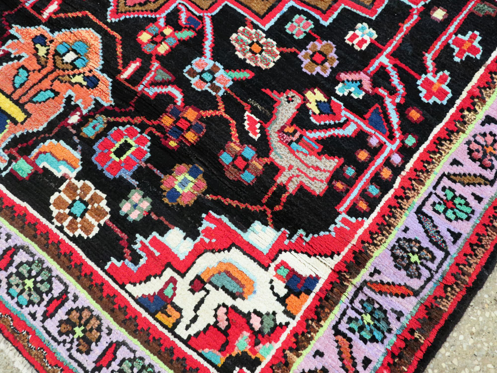 Vintage Persian Hamadan Rug, No.26265 - Gsblank