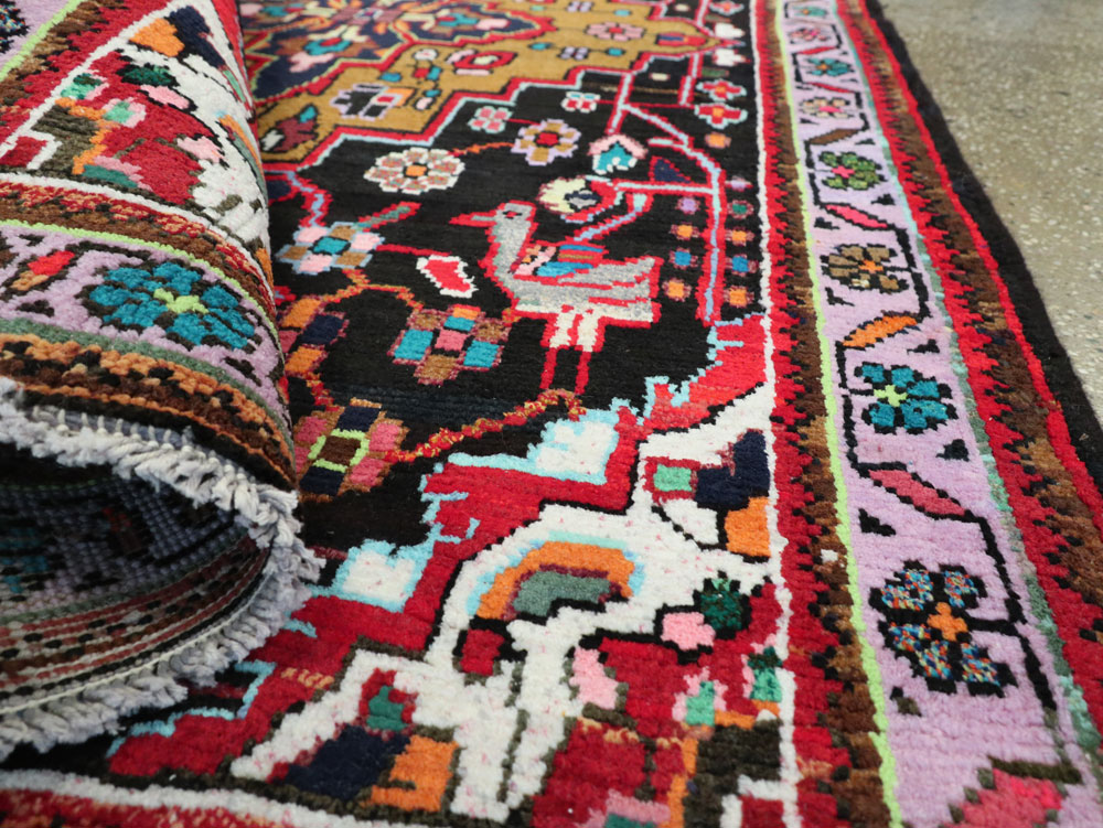 Vintage Persian Hamadan Rug, No.26265 - Gsblank