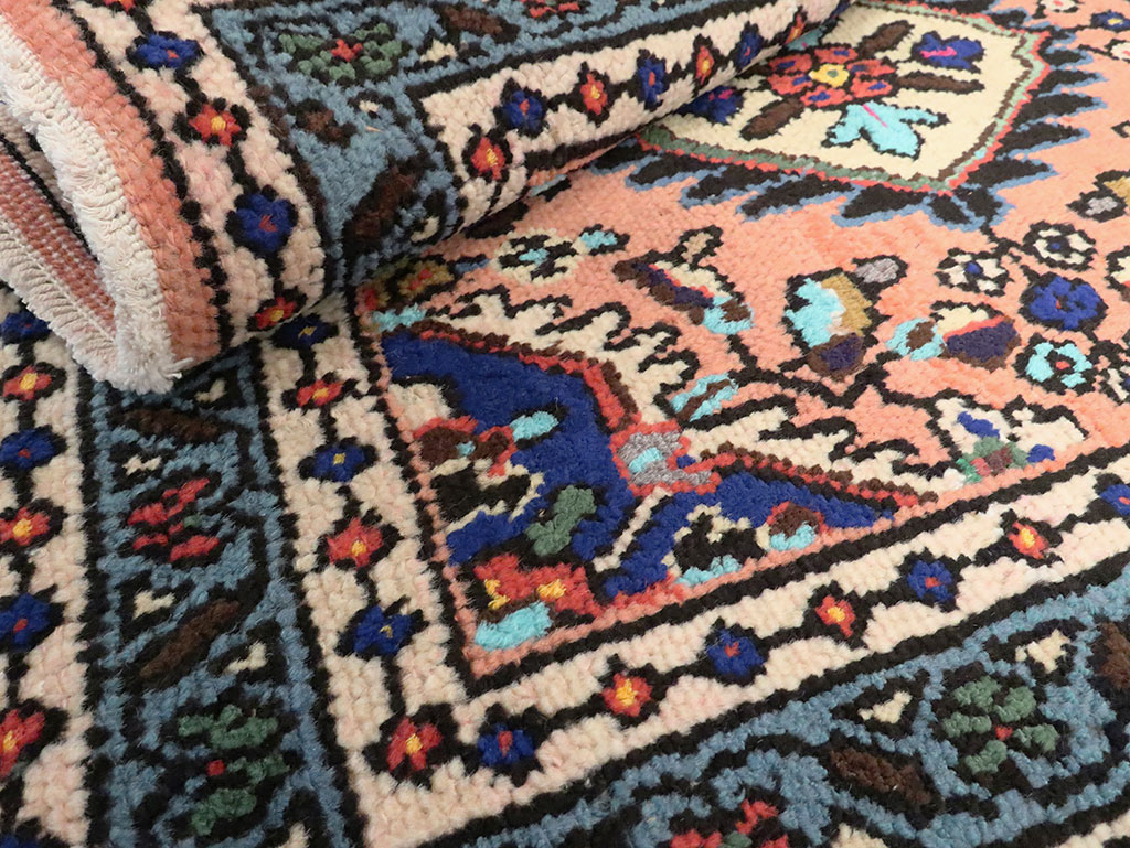 Vintage Square Hamadan Rug, No.26267 - Gsblank