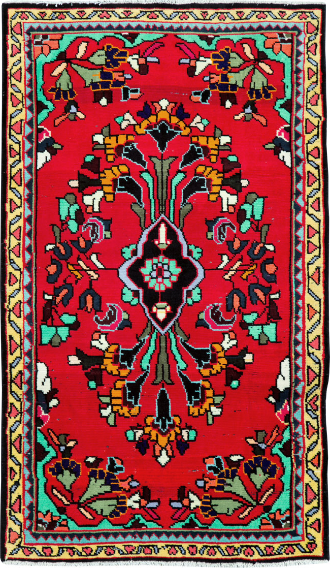 Vintage Persian Hamadan Rug, No.26271 - Gsblank