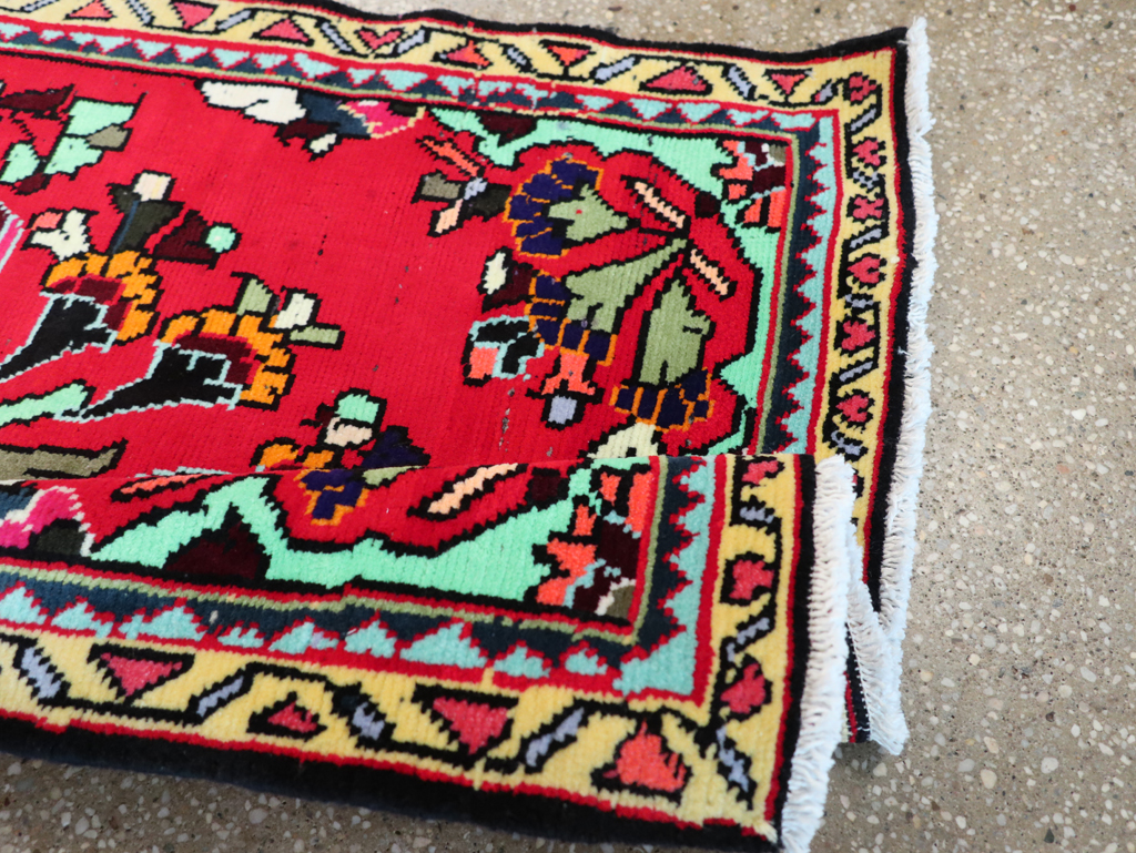 Vintage Persian Hamadan Rug, No.26271 - Gsblank