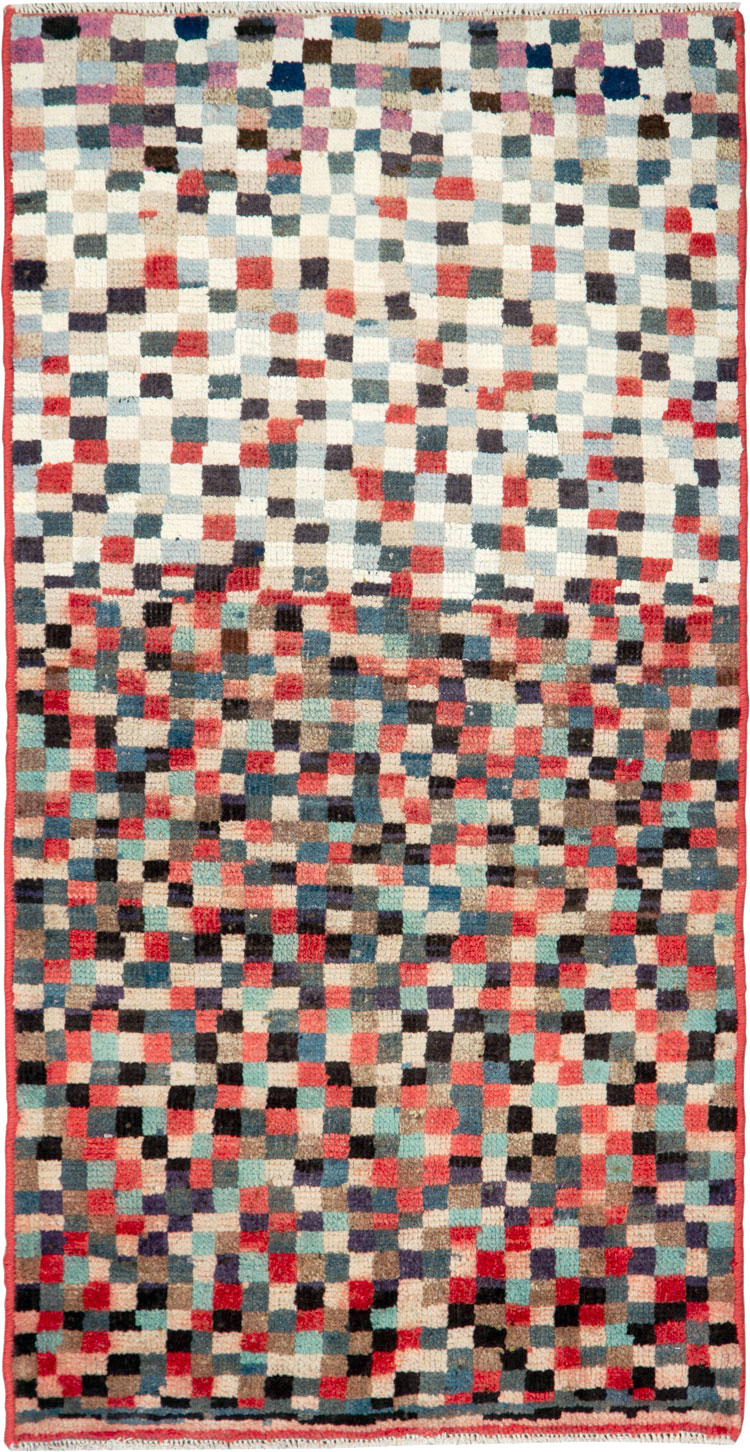 Vintage Persian Gabbeh Rug, No.26272 - Gsblank