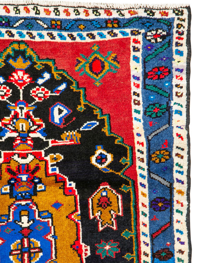 Vintage Persian Hamadan Rug, No.26279 - Gsblank