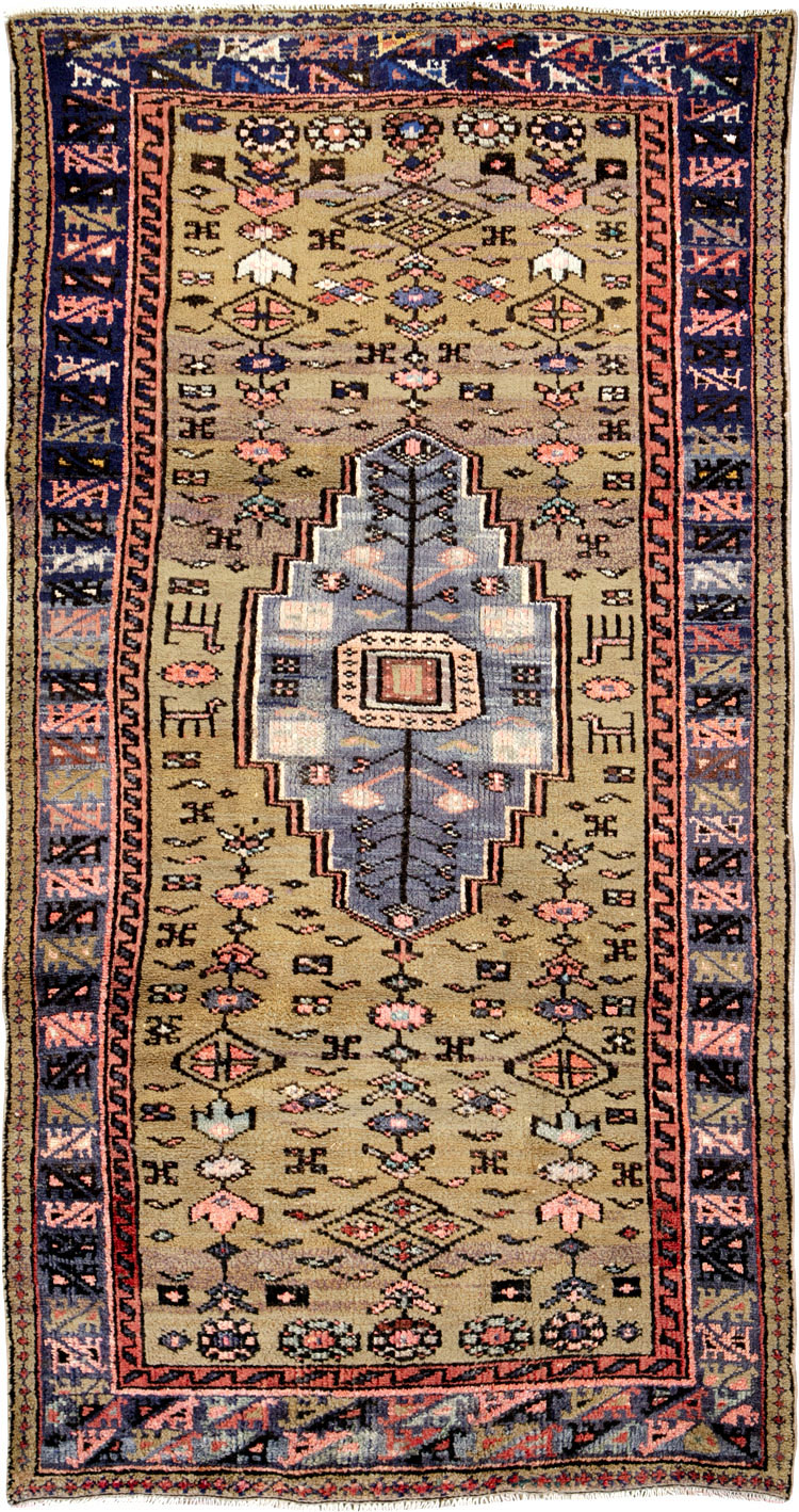 Vintage Persian Hamadan Rug, No.26284 - Gsblank