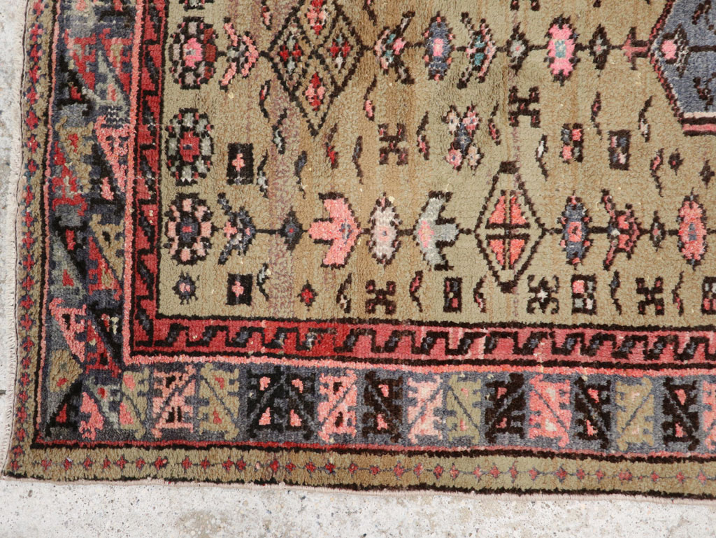 Vintage Persian Hamadan Rug, No.26284 - Gsblank