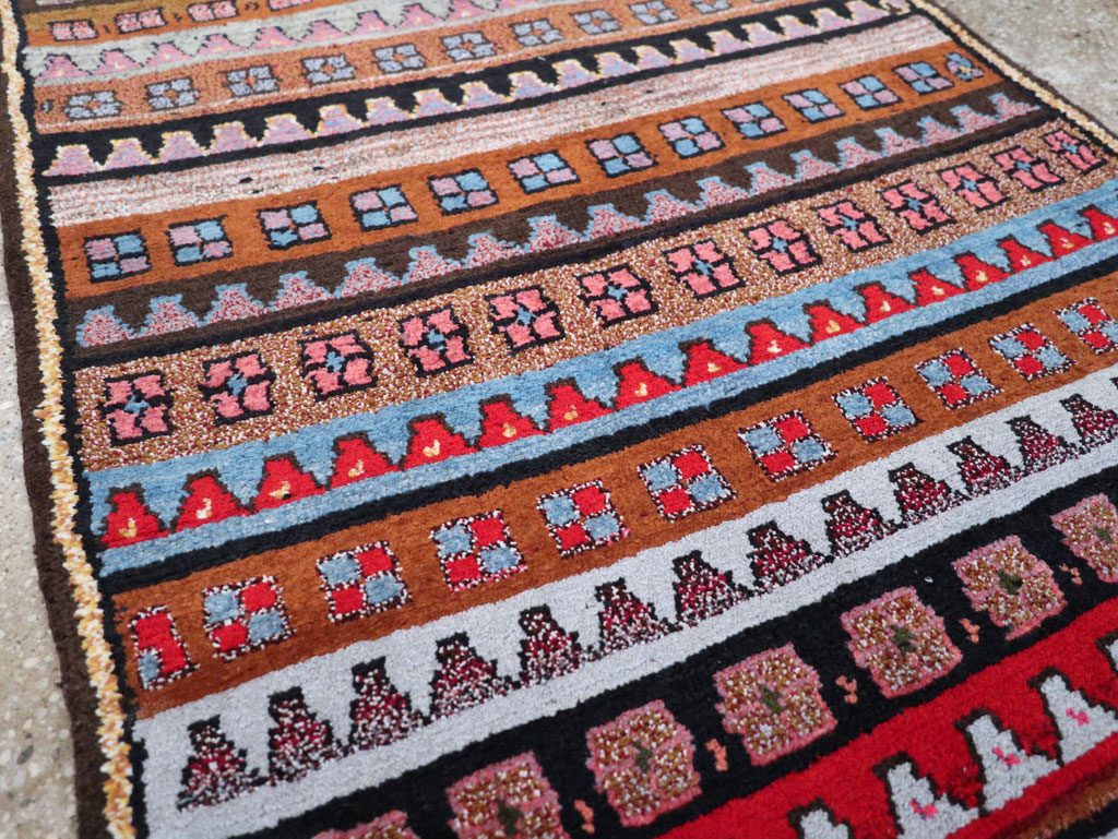 Vintage Persian Gabbeh Rug, No.26286 - Gsblank