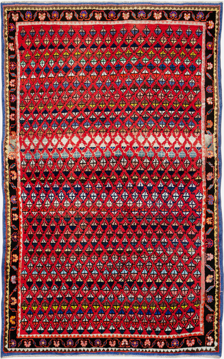 Vintage Persian Hamadan Rug, No.26289 - Gsblank