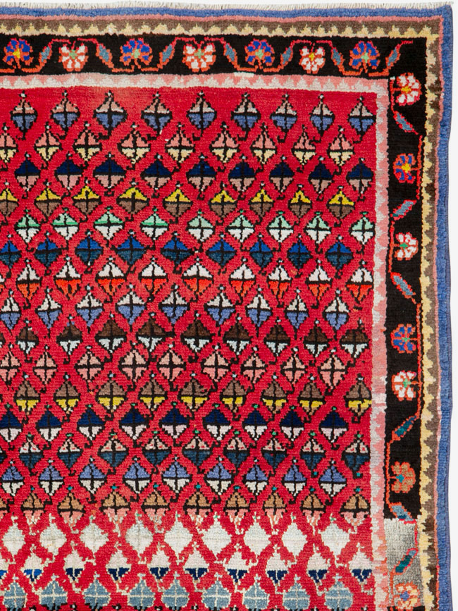Vintage Persian Hamadan Rug, No.26289 - Gsblank