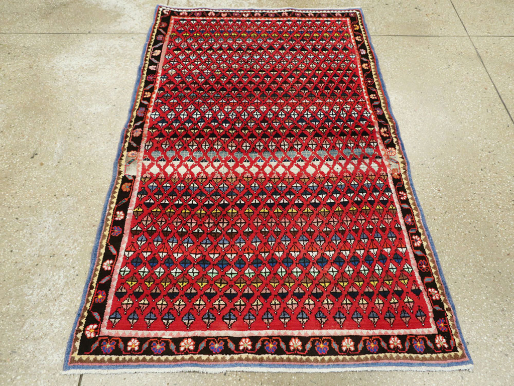 Vintage Persian Hamadan Rug, No.26289 - Gsblank