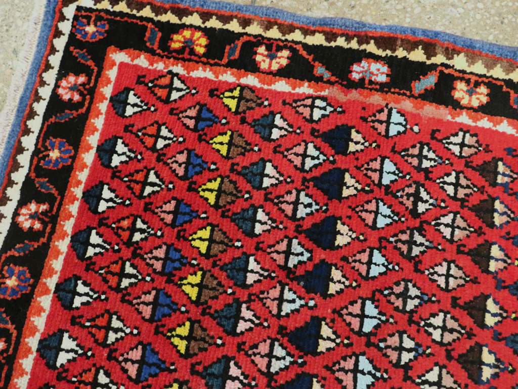 Vintage Persian Hamadan Rug, No.26289 - Gsblank