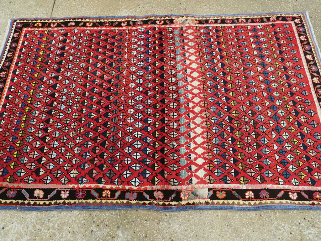 Vintage Persian Hamadan Rug, No.26289 - Gsblank