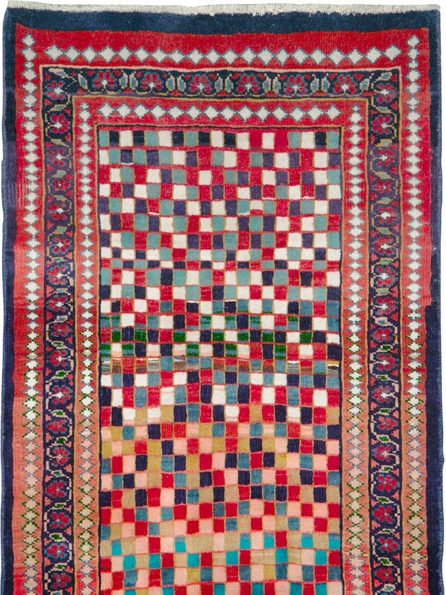 Vintage Persian Mahal Rug, No.26299 - Gsblank