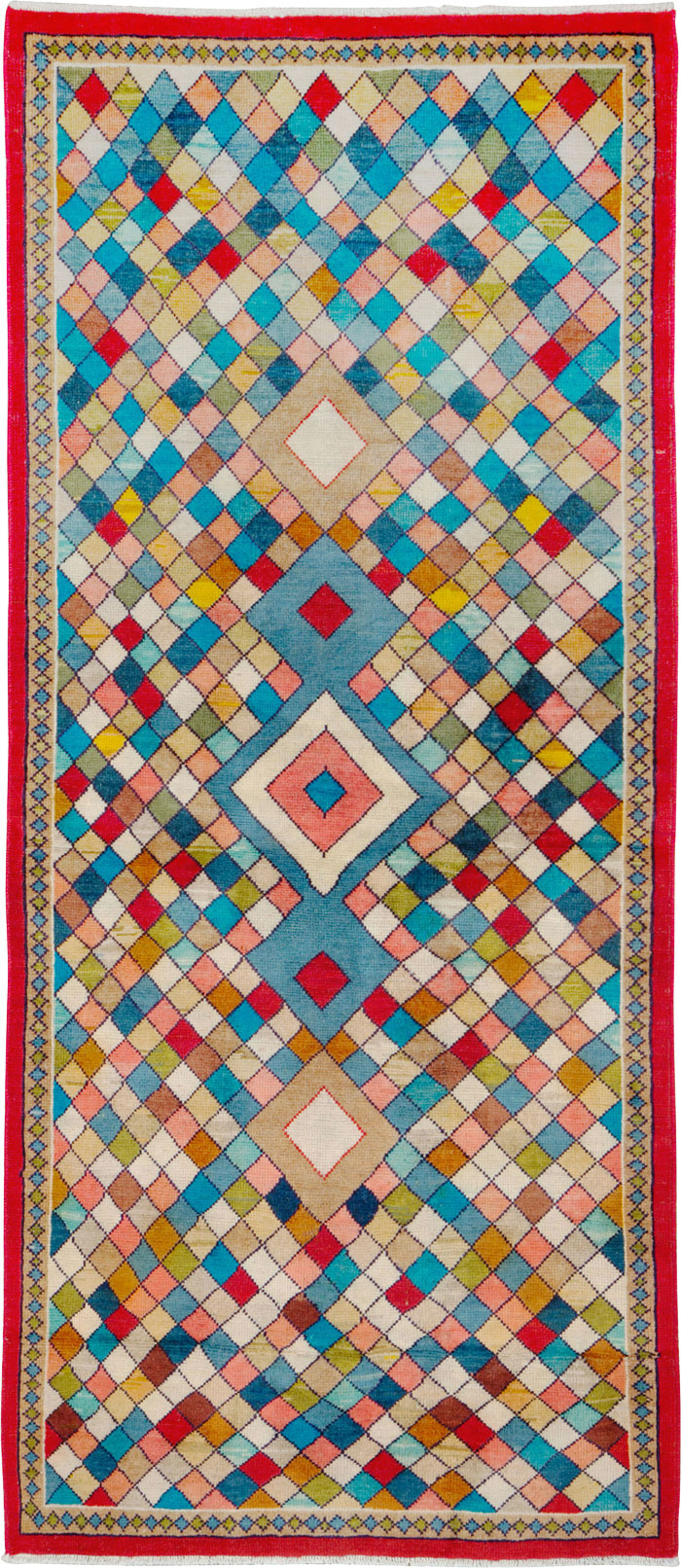 Vintage Persian Mahal Rug, No.26302 - Gsblank