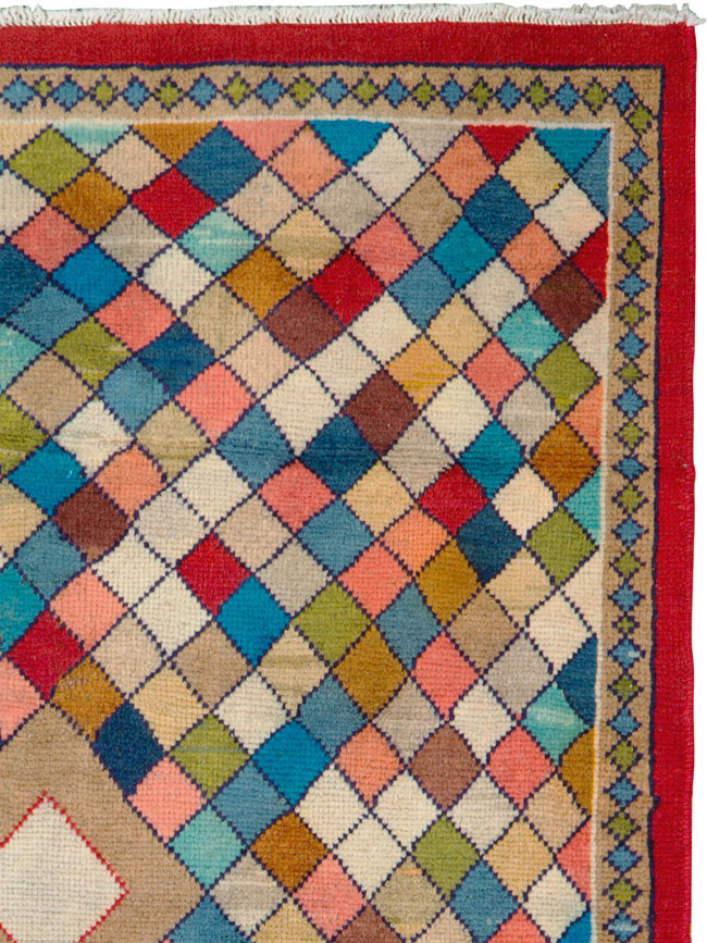 Vintage Persian Mahal Rug, No.26302 - Gsblank