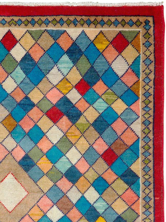 Vintage Persian Mahal Rug, No.26302 - Gsblank