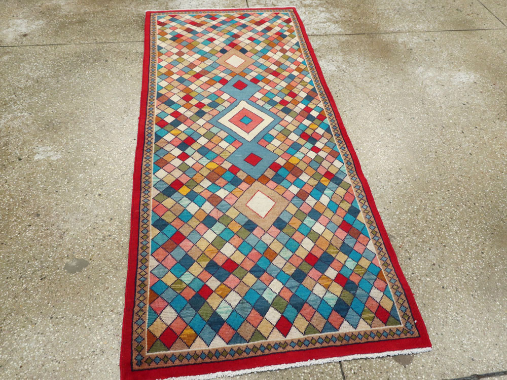 Vintage Persian Mahal Rug, No.26302 - Gsblank