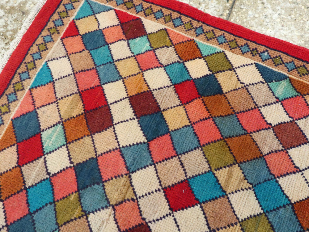 Vintage Persian Mahal Rug, No.26302 - Gsblank