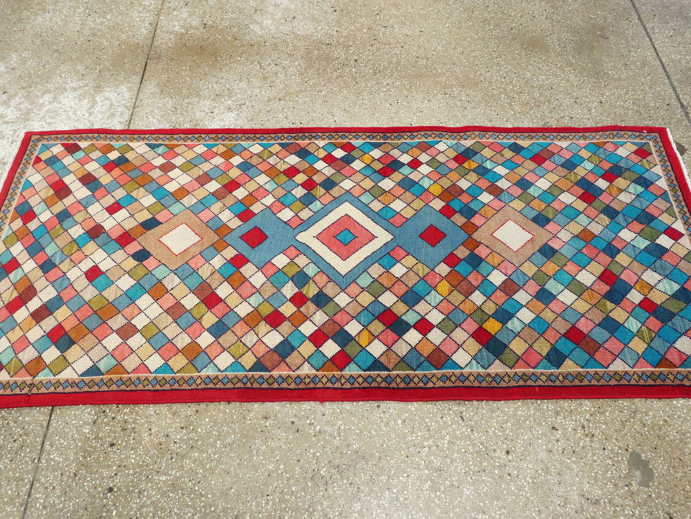 Vintage Persian Mahal Rug, No.26302 - Gsblank